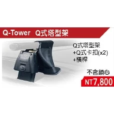 【綠色工場】YAKIMA~RAILGRAB側欖扣件 ＆ Q-TOWERS塔式架Q型 車頂架/行李架