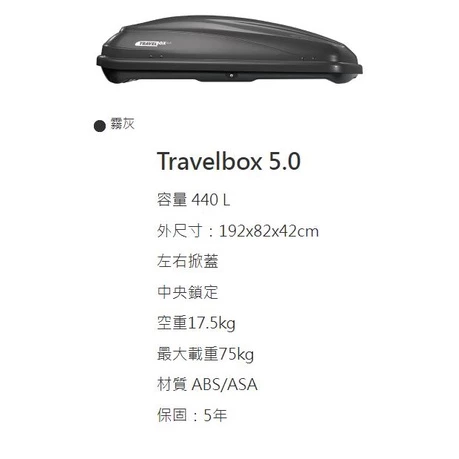 【綠色工場】Hapro Travelbox 5.0 新款鯊魚紋 鑽石紋 霧黑 雙開車頂行李箱 車用置物箱