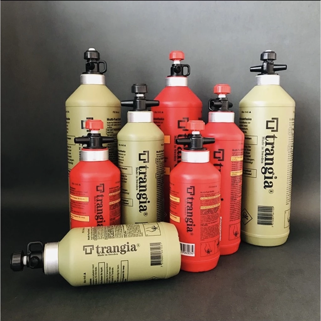 Trangia Fuel Bottle 燃料瓶 (經典紅) 【綠色工場】瑞典製 酒精瓶 油瓶 汽油瓶 煤油瓶