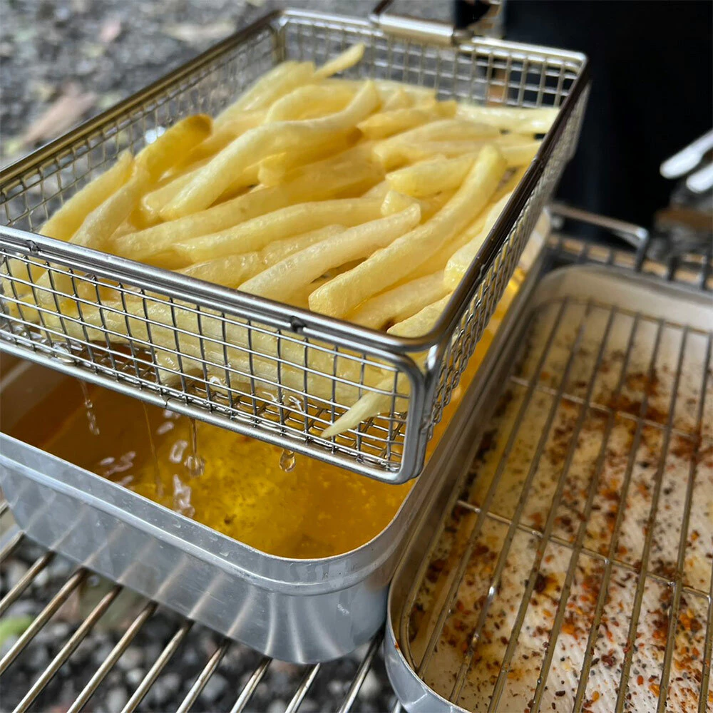 【綠色工場】CASA MADE 炸物神器(單入) 999913 台灣製 油炸鍋 炸物網 Trangia 煮飯神器專用