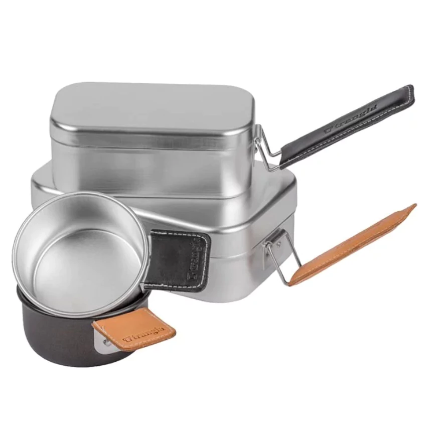 Trangia 煮飯神器 手把專用隔熱皮套 【綠色工場】621210 Mess Tin 護套 隔熱握把套 瑞典手工製作