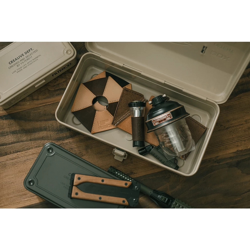 【綠色工場】日本製Filter017 x TOYO STEEL Tool Box Y-280日製層疊收納盒 小物鐵盒