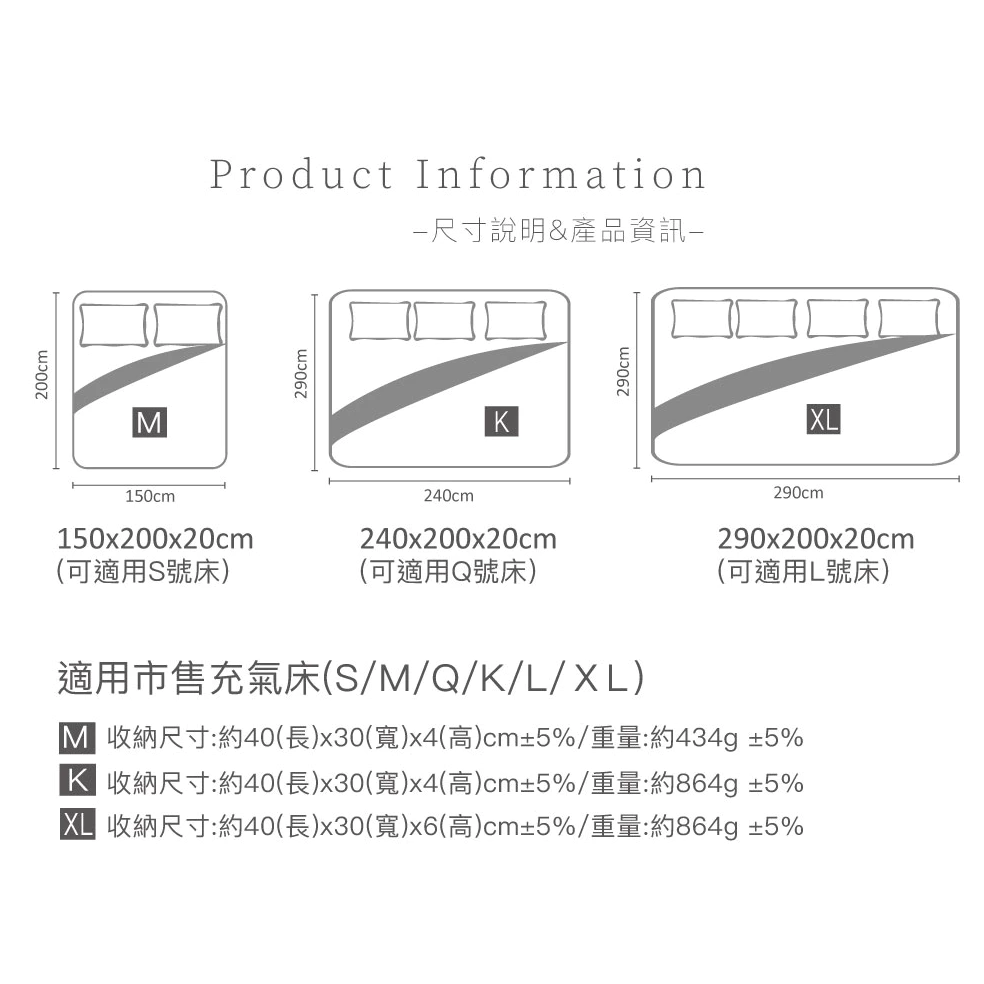 Metsa 眠月 舒柔棉床包【綠色工場】 床套 床包組 露營 充氣床包 充氣床專用 充氣床床包 露營床包 露營床套