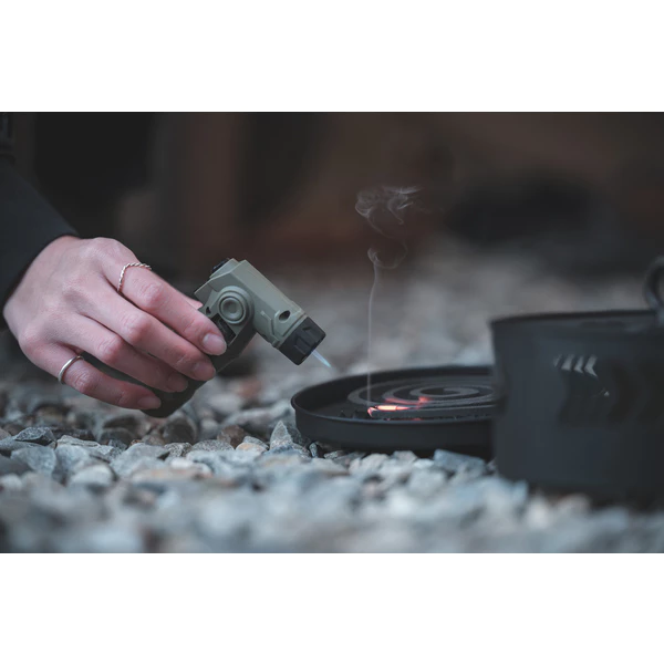 拓幸良品 軍規防風點火器【綠色工場】Openjoynt 打火機 1300°C藍色火焰 兩段式點火 連續點火裝置