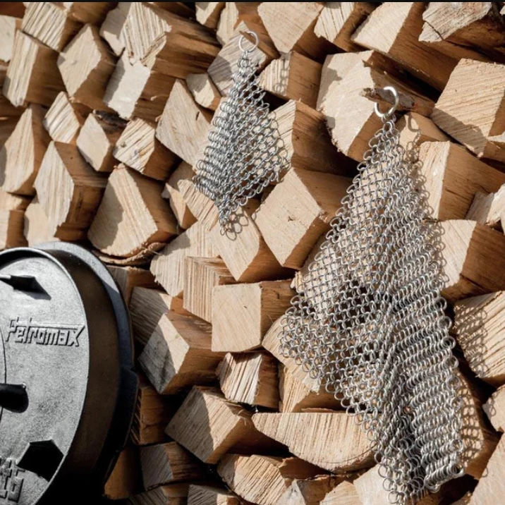 Petromax 不鏽鋼潔鍋鏈網【綠色工場】Chain Mail Cleaner 不鏽鋼鏈 鑄鐵清潔 鋼鏈