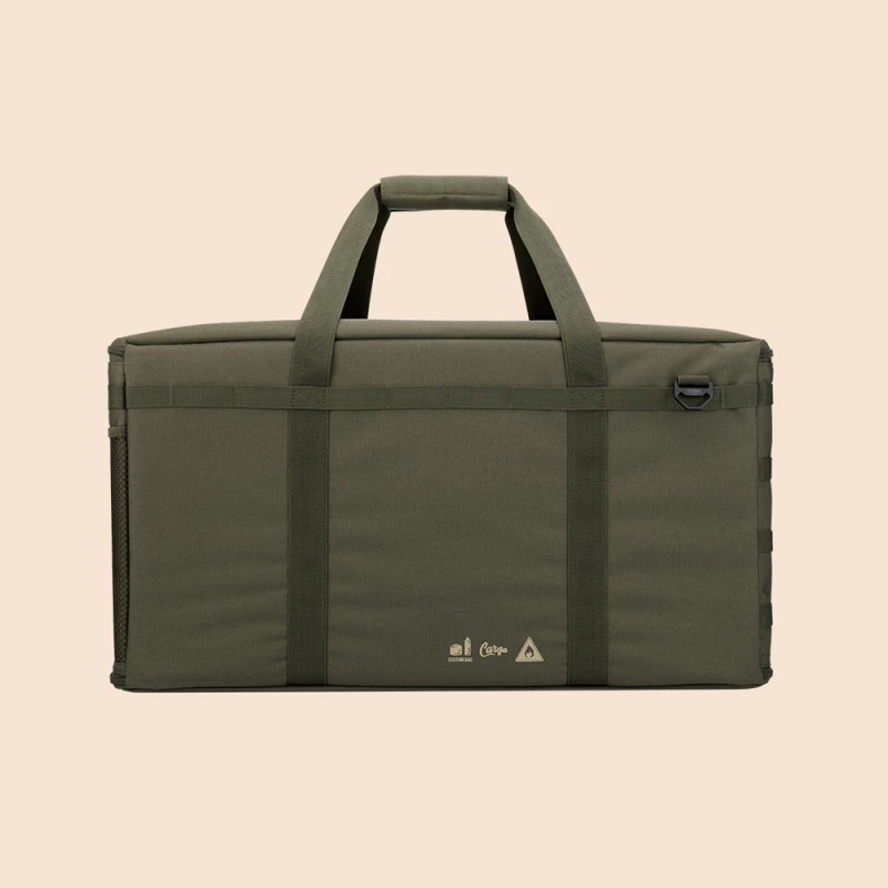 CARGO 工業風裝備收納袋52L 【綠色工場】裝備袋 行李袋 收納箱 行李袋 手提袋 露營收納 黑色/軍綠/沙色/灰色