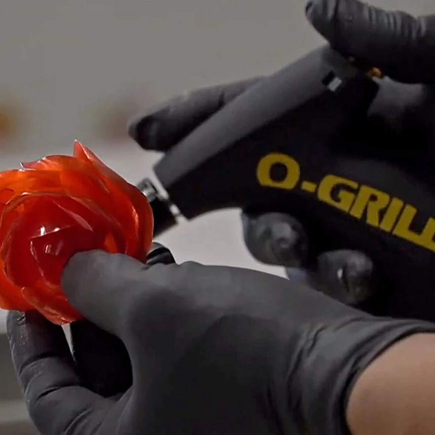 O-Grill 輕便防風瓦斯噴槍【綠色工場】GJ-360 打火機 可回充 電子點火 1300°C藍色火焰 特仕黑