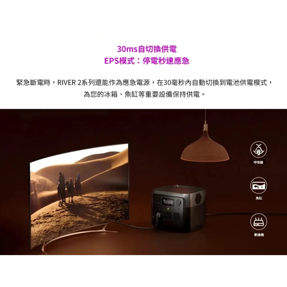 EcoFlow RIVER 2 儲能電源【綠色工場】公司貨保固五年 行動電源 磷酸鋰鐵電池 行動電池 電力站