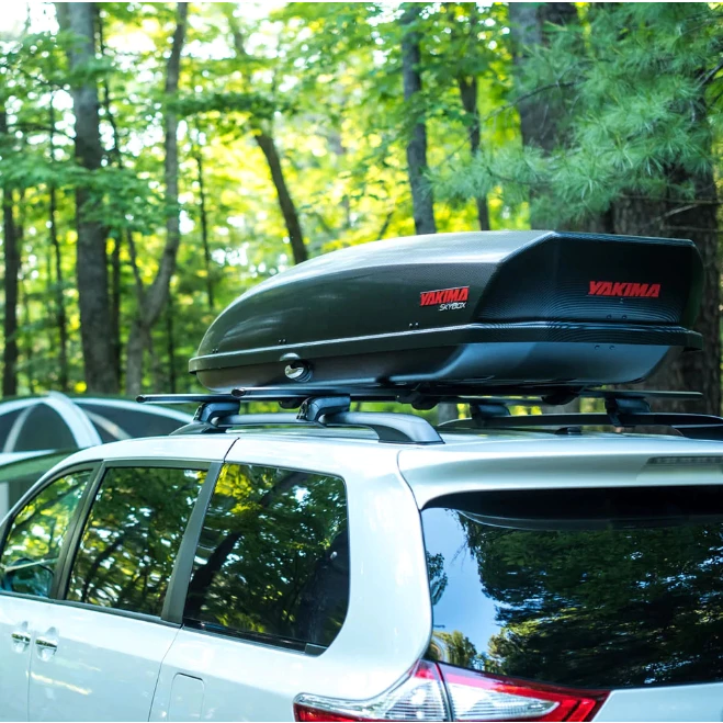 【綠色工場】YAKIMA skybox 21S carbonite 600L 車頂箱 行李箱 露營車頂箱 車頂漢堡 書包