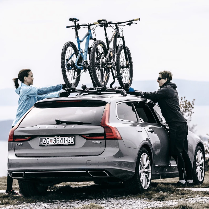 THULE 都樂 ProRide 【綠色工場】598銀 / 598B黑 直立式腳踏車架 自行車架 攜車架