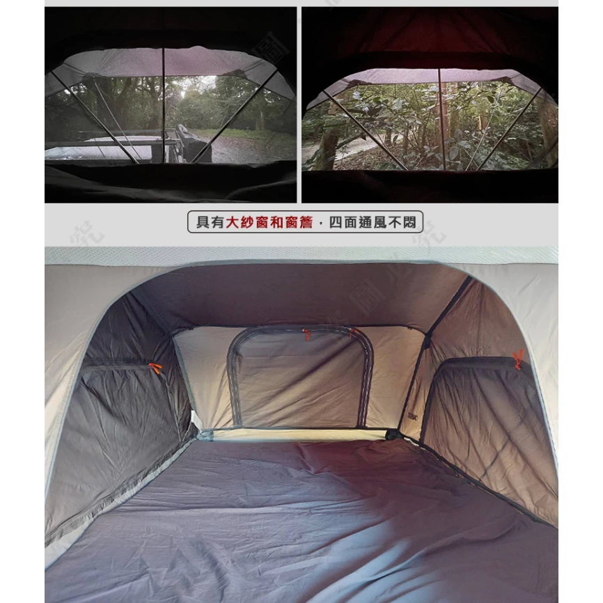 【綠色工場】台灣 TIMEBOX XCR-150 超薄款鋁合金車頂帳 側翻帳 3人帳 三人帳 獨家專利設計 露營帳