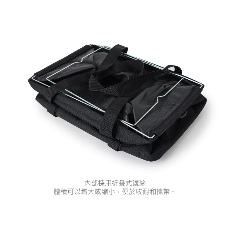 the earth CORDURA 折疊收納袋【綠色工場】 置物袋 手提袋 置物籃 收納籃 可折疊 黑/沙/迷彩