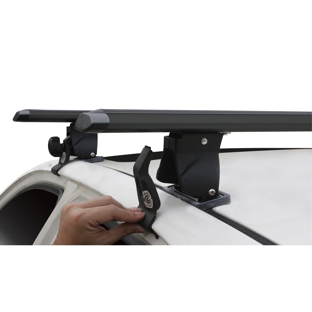 【綠色工場】Bearack 熊牌 CB-1020 125cm 勾片式低風阻桿(黑) 車頂架 橫桿 車頂箱 行李架 台灣製