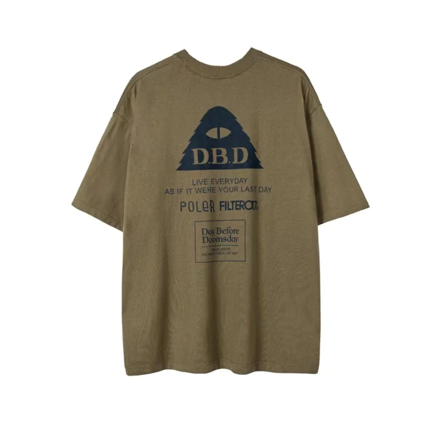 【綠色工場】Filter017® X POLeR® D.B.D Pocket Tee 圖像口袋短Tee 戶外風格服飾