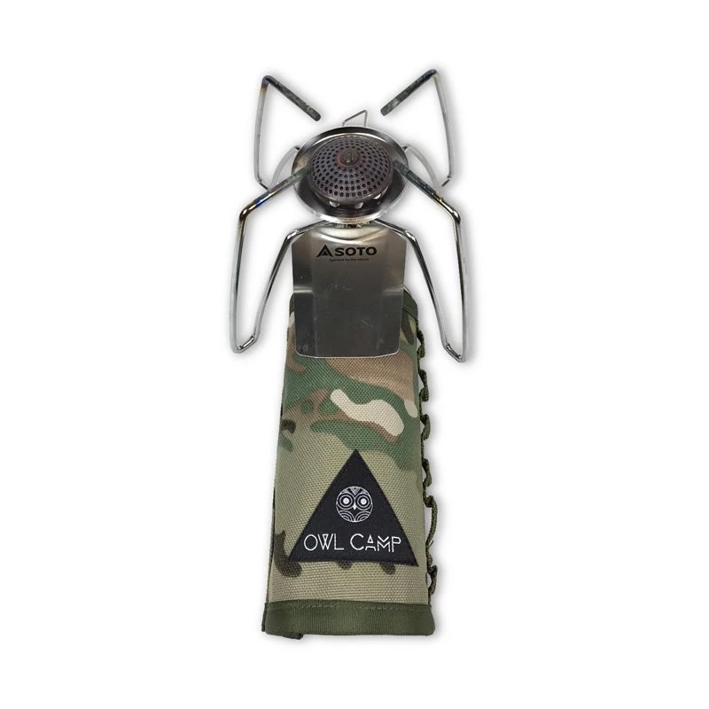 【綠色工場】OWL CAMP PTC-002 多地迷彩卡式瓦斯罐套