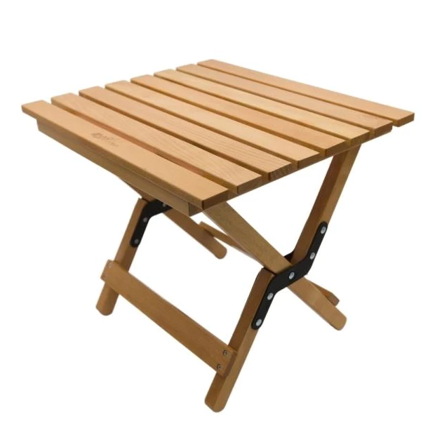 【綠色工場】『限時特惠』北緯 逗點 北歐原木兩用桌邊椅 小桌折凳二合一 附收納袋 單人凳 便攜桌 露營桌椅