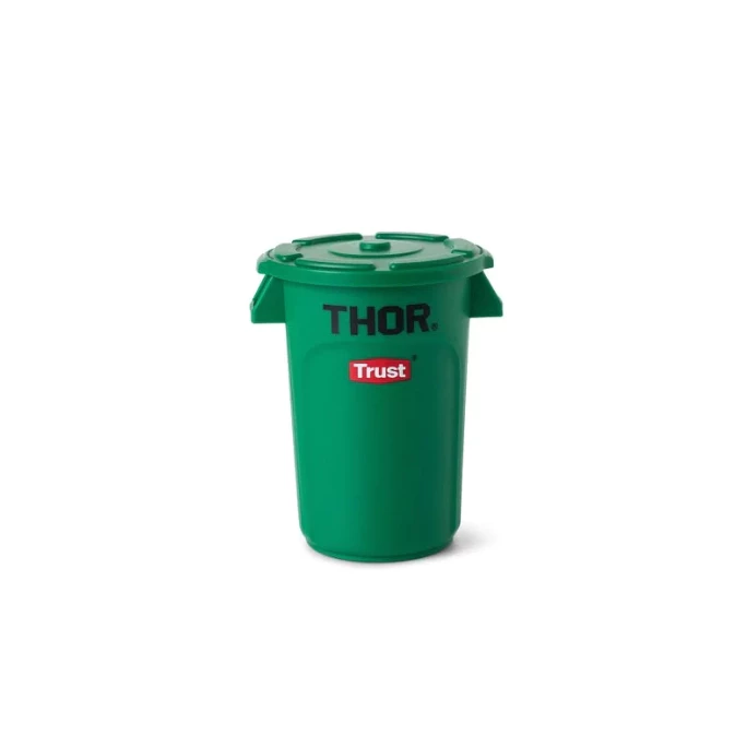 Thor 【日本限定】迷你收納桶 Round Container Mini【綠色工場】 露營風格 筆筒 零錢筒 盆栽