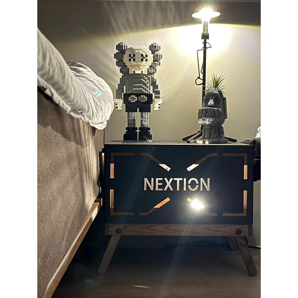 【綠色工場】Nextion 寒露箱桌 實木收納箱 摺疊箱桌 百變箱 原木鐵桌 梣木實木