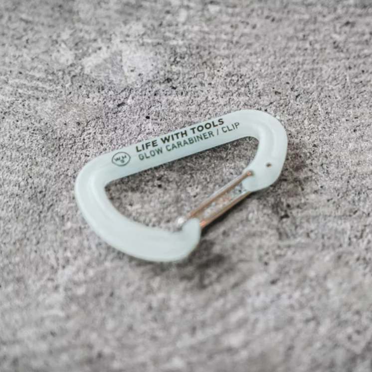 WHATNOT｜ 夜光C型扣【綠色工場】GLOW CARABINER 露營掛勾 D型扣 D扣 掛物勾 風格選務