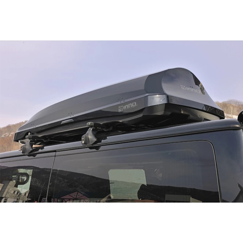 【綠色工場】INNO BRM466 車頂箱 500L 日本原裝 雙開快拆夾具 車頂箱 車頂置物箱 行李箱 車頂書包 漢堡