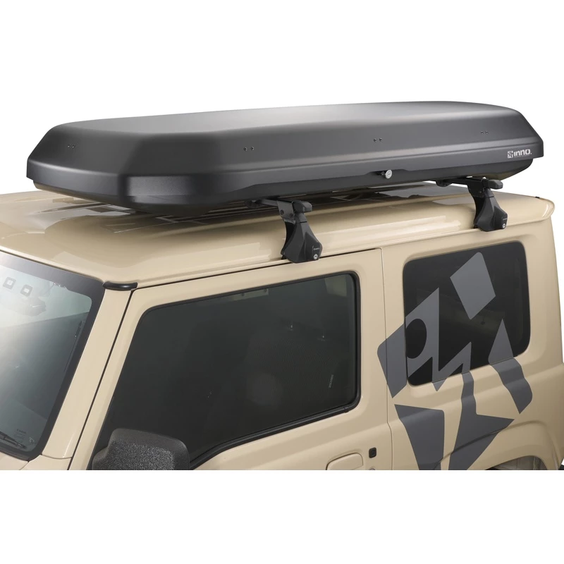 【綠色工場】 INNO BRM320 車頂箱 薄款 27cm 日本原裝 雙開快拆夾具 車頂置物箱 行李箱 裝備箱 露營