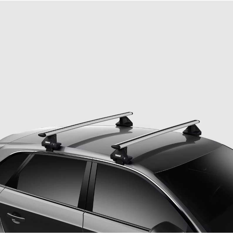【綠色工場】THULE 瑞典都樂 Evo Clamp 7105 +專用kit 勾門邊式 車頂架 橫桿 車頂鋁合金桿 露營