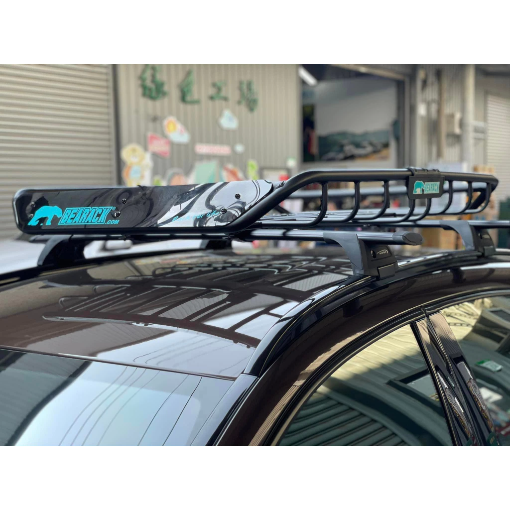 【綠色工場】BEARACK (RR-1538) 熊牌 行李盤 L號 露營用置物架 載重行李架 多功能車頂籃 置物籃