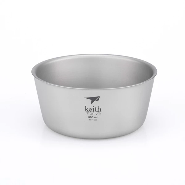 【綠色工場】Keith純鈦碗 Ti5322 輕巧碗 鈦碗 合金碗 收納碗 疊碗 不鏽鋼碗 鈦金屬 露營 野營 登山 戶外