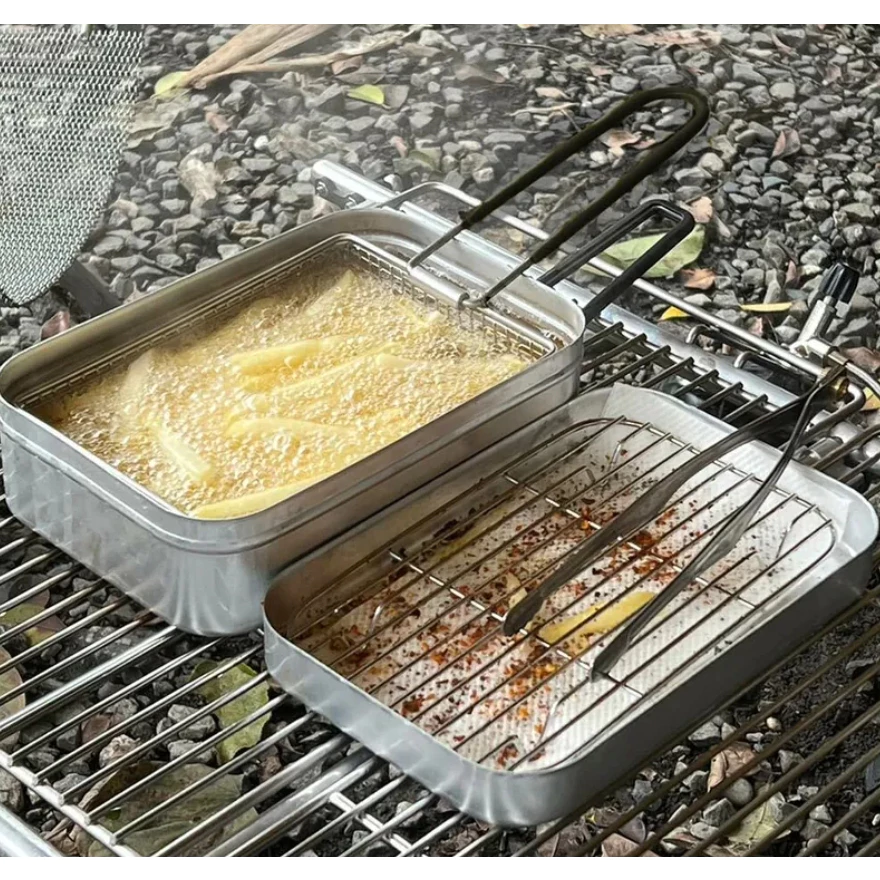 【綠色工場】CASA MADE 炸物神器(單入) 999913 台灣製 油炸鍋 炸物網 Trangia 煮飯神器專用