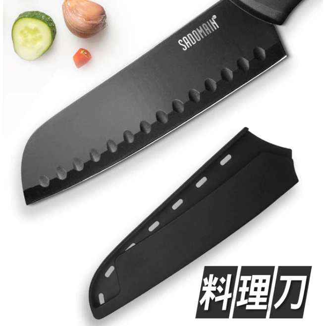 Sadomain 仙德曼 炫曜料理刀 29.5cm【綠色工場】料理菜刀 刀具組 水果刀 附刀鞘 高碳鋼