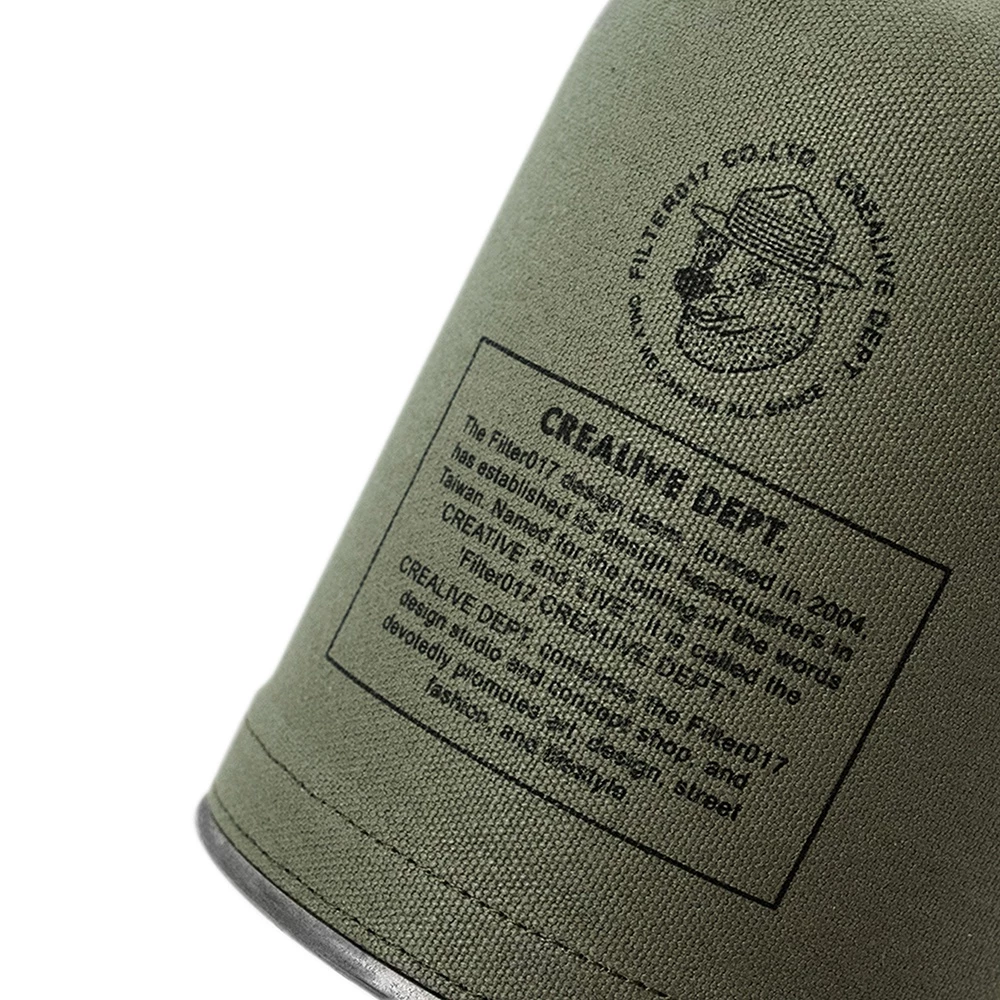 【綠色工場】Filter017上蠟帆布瓦斯罐套 軍風軍綠 高山瓦斯套 卡式爐 瓦斯爐 高山爐 高功率爐 露營 野營