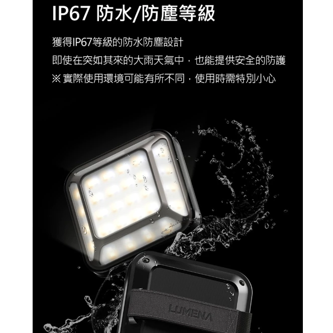 N9 LUMENA MINI五面廣角行動電源LED燈【綠色工場】充電式戶外露營燈 小夜燈 迷你露營燈 照明燈