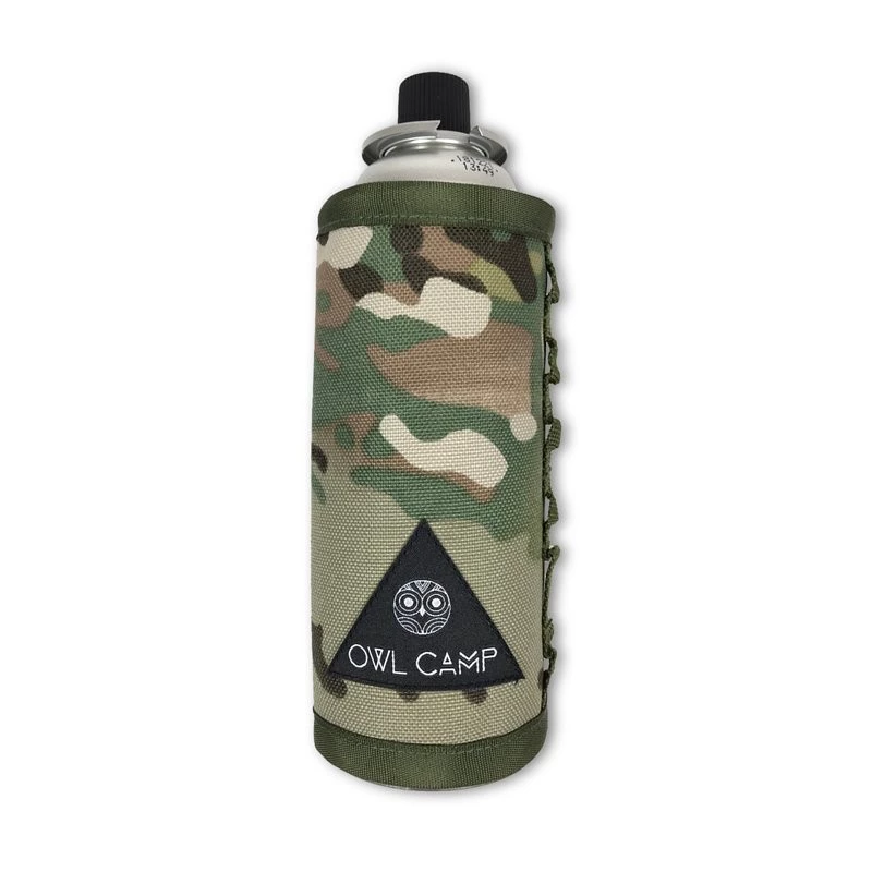 【綠色工場】OWL CAMP PTC-002 多地迷彩卡式瓦斯罐套