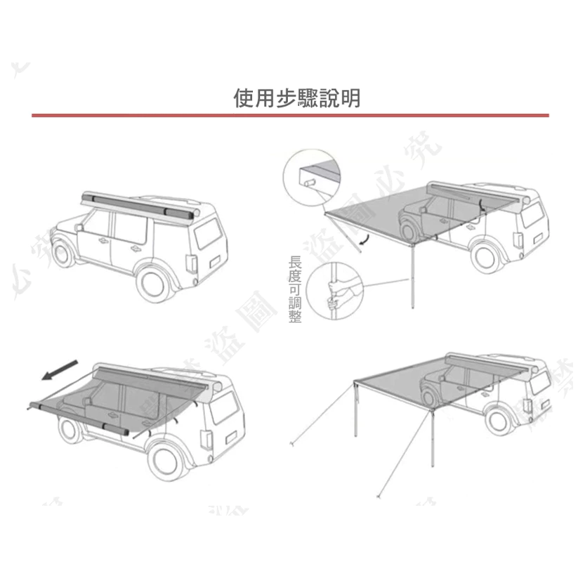 【綠色工場】TIMEBOX TB-09-2030 黑化鋁合金車邊帳帶燈條 2*3米 \車邊天幕 客廳帳 天幕帳 遮陽帳