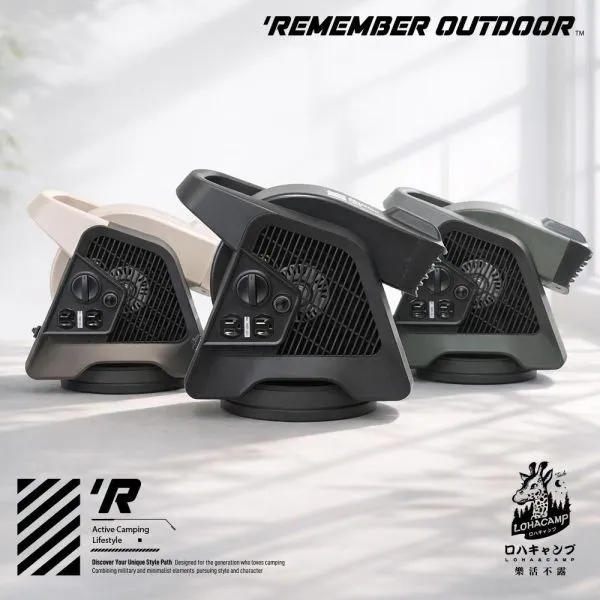 【樂活不露 Remember Outdoor】 有點意思 擺頭渦輪扇2.0