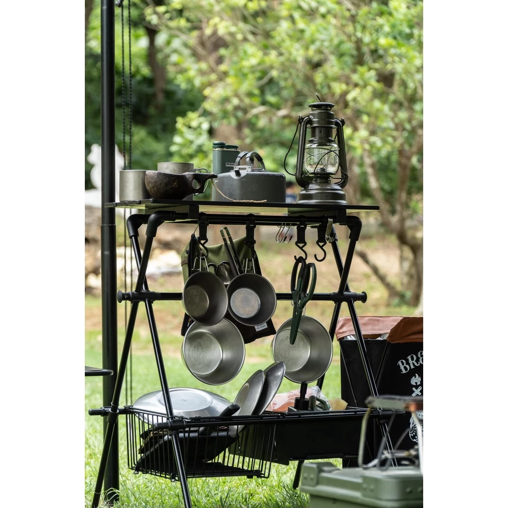 【綠色工場】 CampingBar瀝水掛架天板 共二色 專用桌板 置物板 木板 露營木板 實木桌板