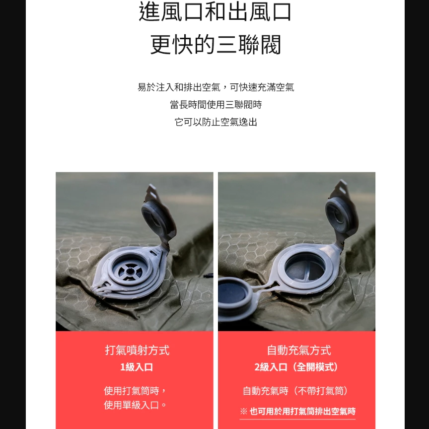 POLARIS北極星 COMFY自動充氣睡墊單/雙人【綠色工場】 充氣睡墊 露營睡墊 乳膠墊 充氣床 睡墊 氣墊床