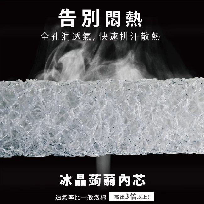 PAMABE OUTDOOR 水洗透氣露營枕頭【綠色工場】 露營枕頭 睡枕 涼感枕 冰晶蒟蒻內芯 可水洗 露營居家旅遊