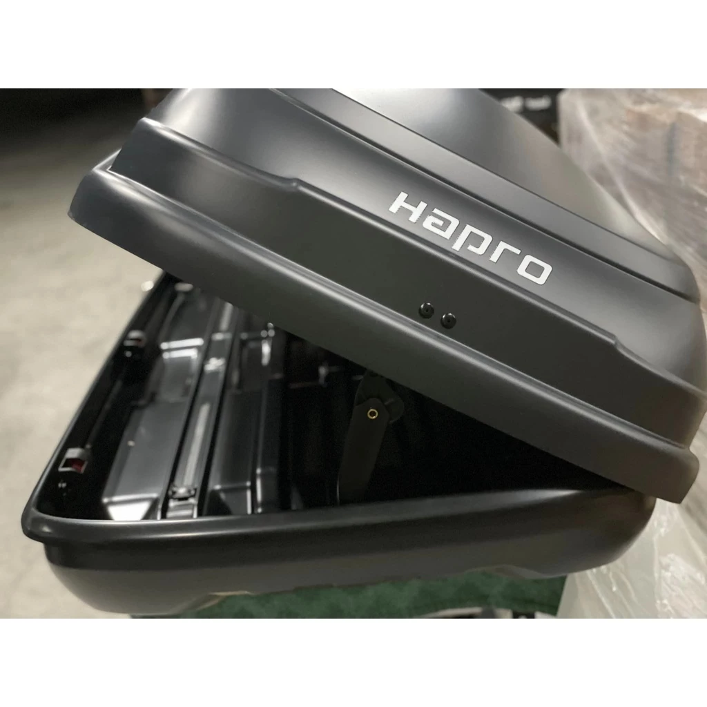 【綠色工場】Hapro Travelbox 5.0 新款鯊魚紋 鑽石紋 霧黑 雙開車頂行李箱 車用置物箱