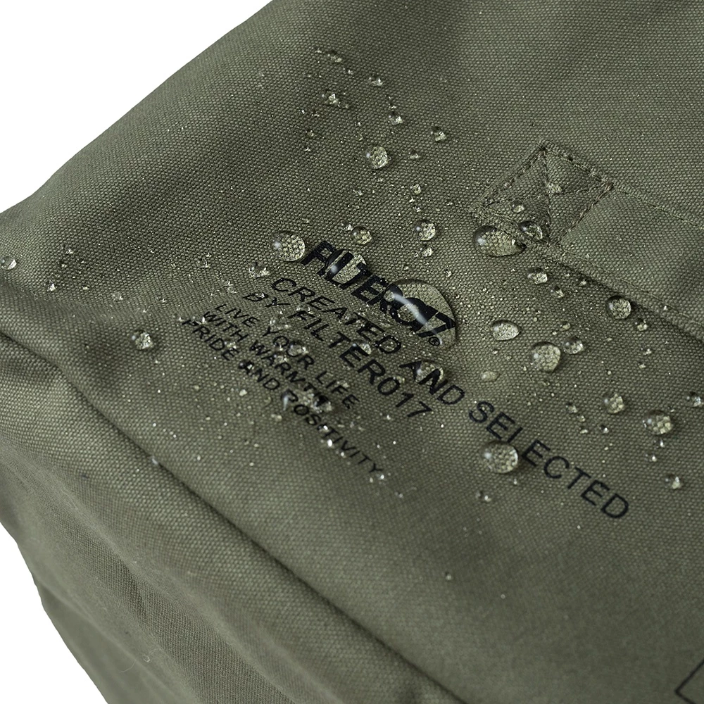 【綠色工場】Filter017 Waxed Canvas Soft Box 上蠟帆布立體收納袋 軍風軍綠 裝備袋 露營