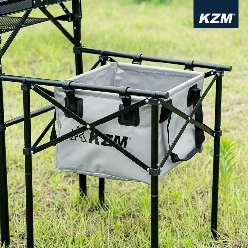 【綠色工場】KAZMI KZM 2WAY方型折疊水桶(K8T3K005) 攜帶型水桶 水桶 27L 儲水箱 儲水桶 水箱