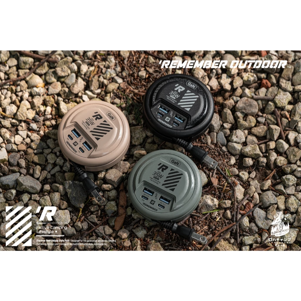 樂活不露 氮化鎵閥充電源供應器【綠色工場】EC-04 USB充電線 Type-C孔位 可同時充電多個裝置 手機平板充電器