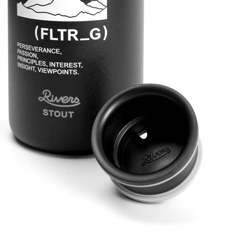 FILTER017 日本Rivers聯名真空金屬保溫瓶【綠色工場】500ml 保溫杯 水壺 隨身瓶 熱水壺 熱水瓶
