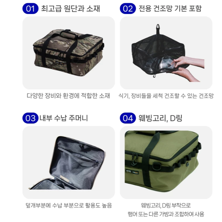 KINOX 餐廚大師裝備包【綠色工場】 IGT一單位包（瀝水袋+外袋） Camping Bowl Bag 收納袋 裝備袋