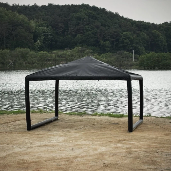 CAMVIL Sa-Gat Air 充氣客廳【綠色工場】客廳帳 充氣帳 炊事帳 斗笠充氣帳
