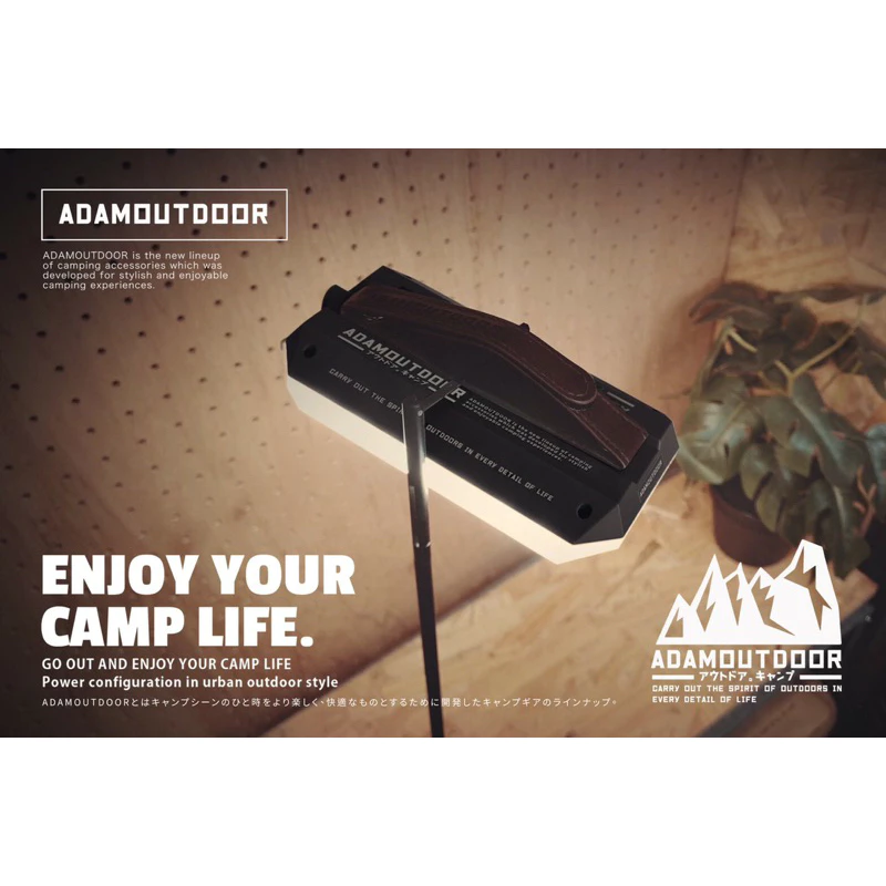 【綠色工場】 ADAMOUTDOOR｜3D廣角鑽石燈 LED燈 露營燈 照明燈 戶外照明 小夜燈白/暖白/黃光