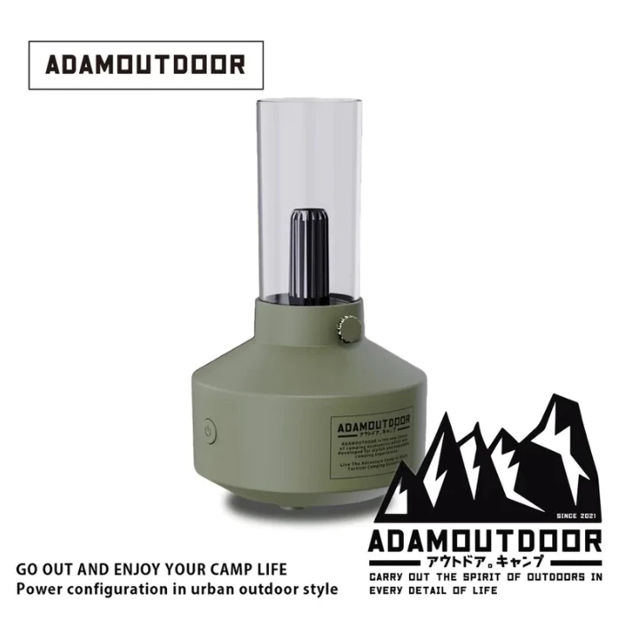 ADAM OUTDOOR｜LED經典風格加濕器 【綠色工場】小夜燈 情境燈 香氛機 噴霧機 香薰機 水氧機 露營風格