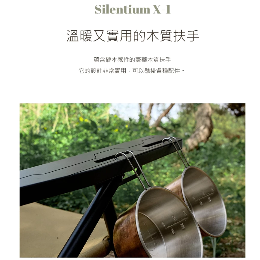 POLARIS北極星 X1 RELAX 四段折疊露營椅【綠色工場】露營高背椅 摺疊椅 大川椅 可調整椅背 附收納袋