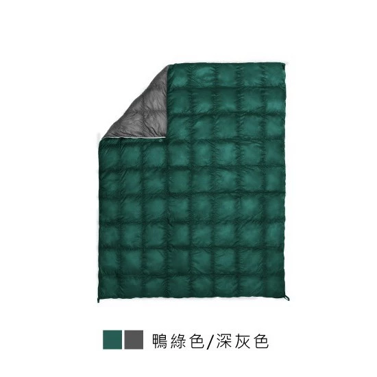 【綠色工場】DownLike兩用頂級棉被睡袋 1300g ∣登山級格紋抗撕裂表布∣日本纖維技術∣