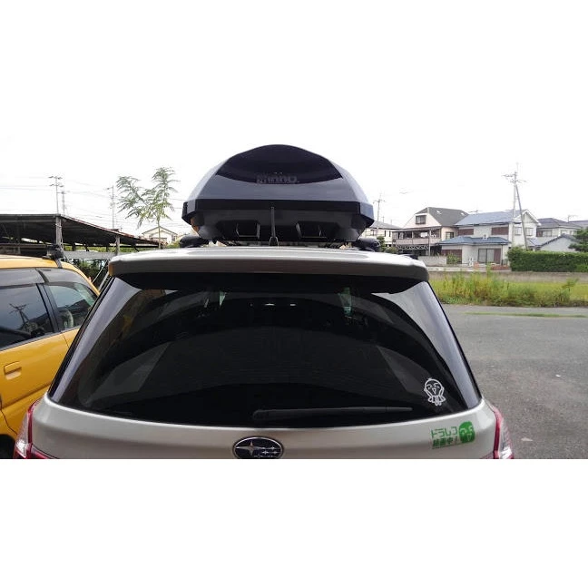 【綠色工場】INNO BRM466 車頂箱 500L 日本原裝 雙開快拆夾具 車頂箱 車頂置物箱 行李箱 車頂書包 漢堡